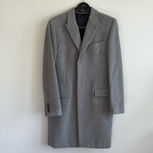 J.Crew Ludlow Wool/Cashmere Gray Wingtip Topcoat